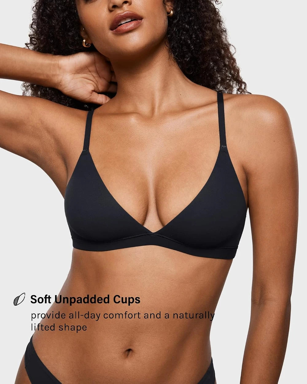 Soft Wireless Triangle Bralette