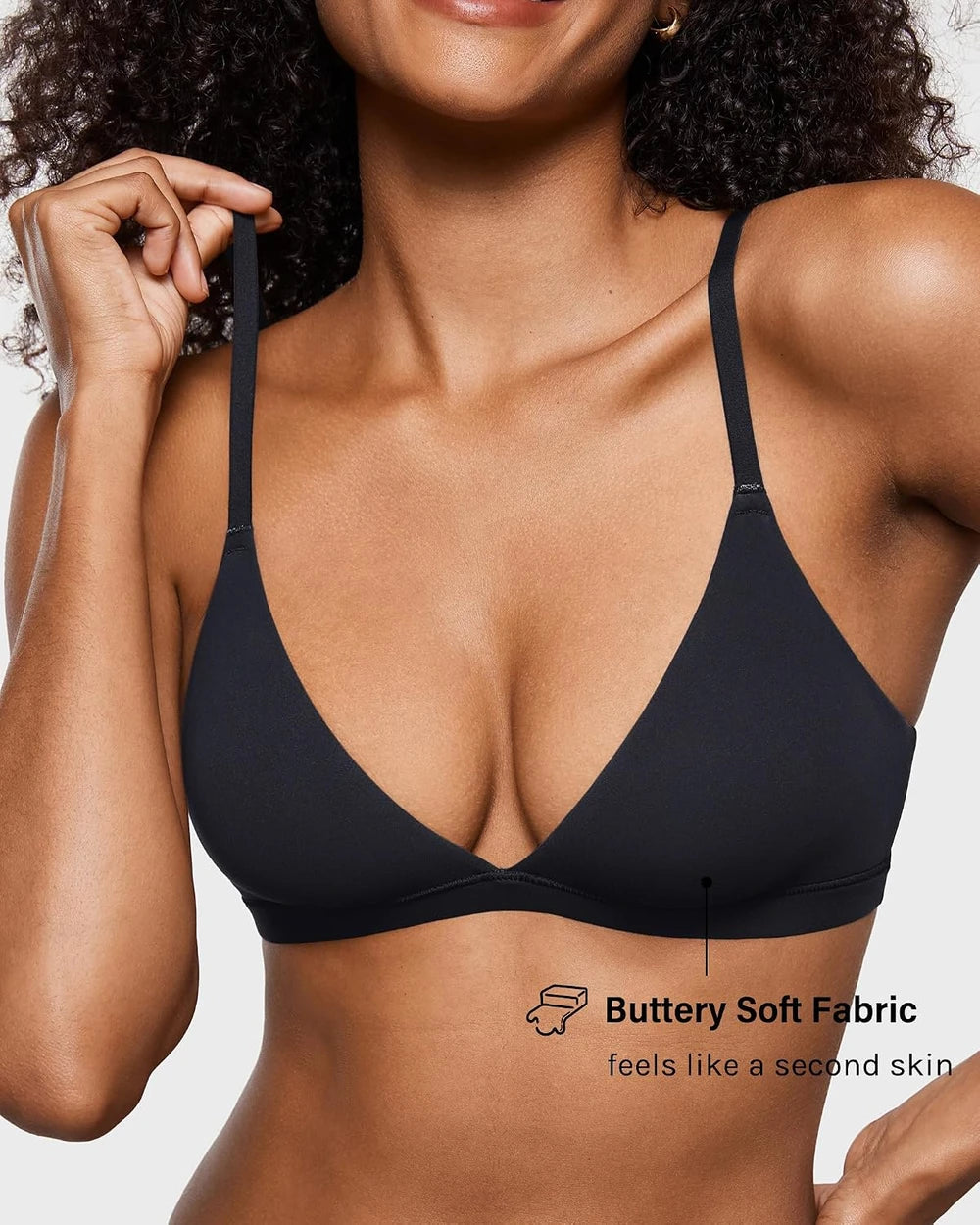 Soft Wireless Triangle Bralette