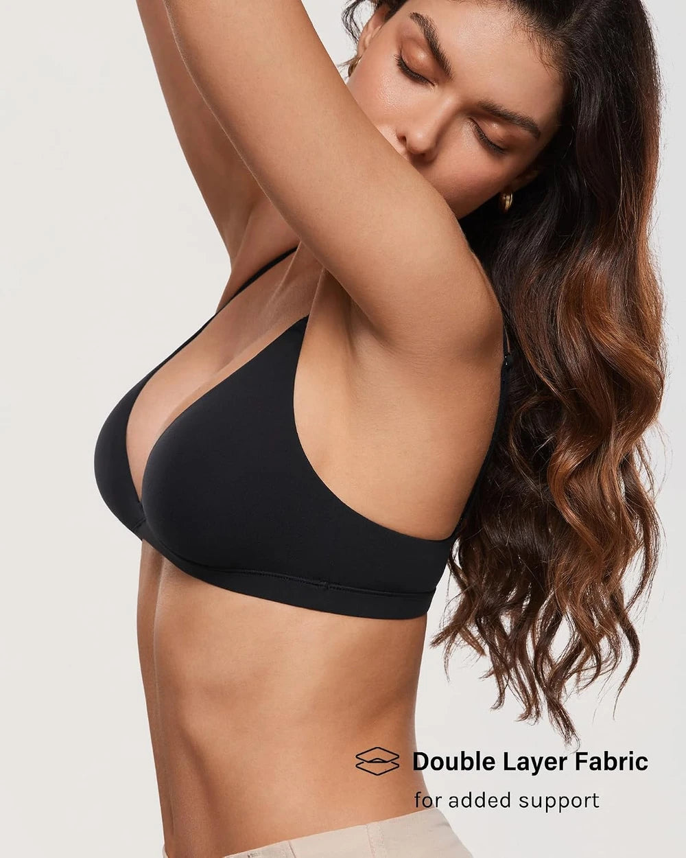 Soft Wireless Triangle Bralette