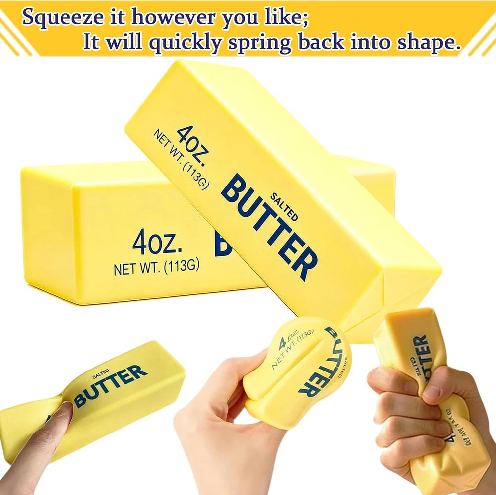 Realistic Butter Stick Squeeze Toy